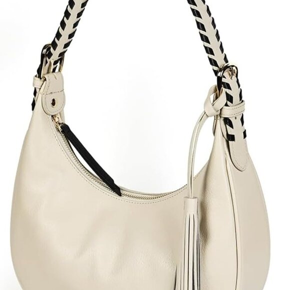 HANDBAG Hobo bag LUGGAGE BAGS & CASES,GENUINE LEATHER SHOULDER HANDBAG,LEISURE B - Picture 5 of 9